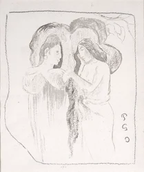 Dos mujeres tahitianas, c.1894