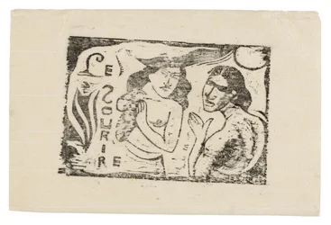 Dos mujeres charlando, cabecera para Le Sourire