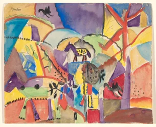 Composición con Caballos