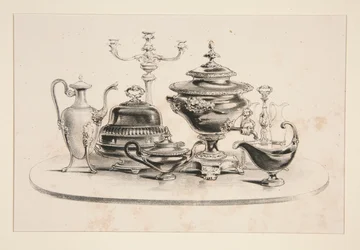 (?). (Piezas de platería.)