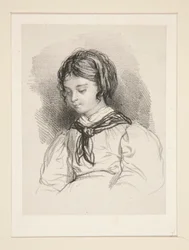 (BUSTO DE NIÑA.)