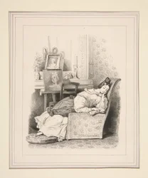 La copia del retrato.