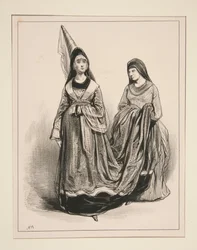 1400. Damas de París.