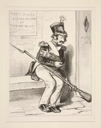 Achille Coqueron, cazador voluntario de la 2da, sueña que