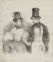 «Trajes de mañana» de la serie «Revue Fashionable»