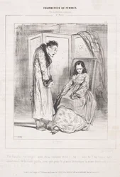 Fourberies de Femmes: En materia de sentimiento, 1842