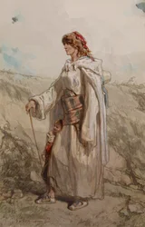 Gitana y niño
