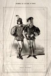 Historia del Traje en Francia: Jueces, 1843