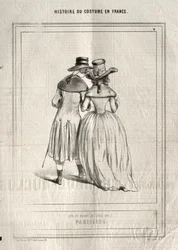 Historia del traje en Francia: Parisinos