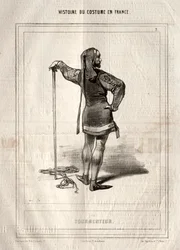 Historia del Traje en Francia: Tourmenteur, 1843