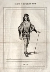 Histórico del Traje en Francia: Página