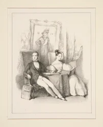 El hermano y la hermana / Praga (Henri, conde de Chambord y duquesa de Parma cuando eran niños)