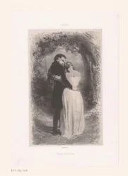 Pareja de enamorados en un sendero del bosque
Projets de bonheur (título en el objeto)