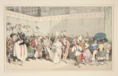 MASCARADA. Travestissemens (sic) de Gavarni publicado en 1828, 1829 y 1830.