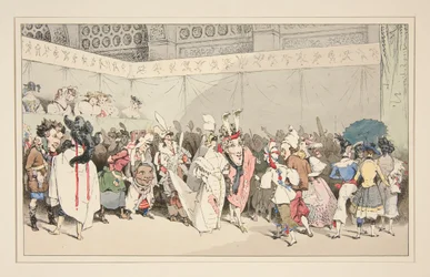 MASCARADA. Disfraces (sic) de Gavarni, publicados en 1828, 1829 y 1830.