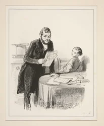 Mamá escribió al señor Prosper y papá vio la carta...