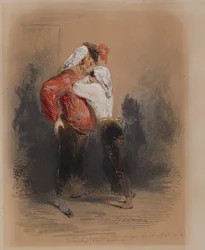 Hombre y mujer disfrazados