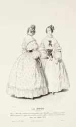 Broche vestido de gasa adornado con