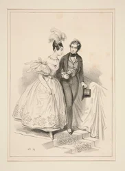 Recuerdo del baile de la Ópera, en beneficio de los obreros lioneses, 6 de mayo de 1837.