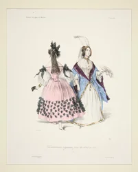 TRAVESTISSEMENS ORIGINALES (sic) para los bailes de 1834. 5 y 6.