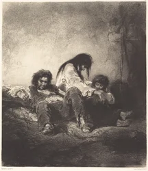 La familia pobre (Une famille pauvre)