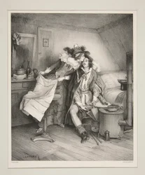 UNA CENA DE CARNAVAL, - UNA CENA DESPUÉS DE LA MASCARADA.