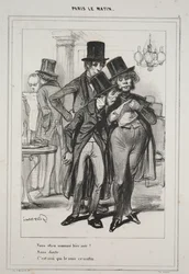 Vous étiez nommé hier soir..., de la serie Paris Le Matin, 1839