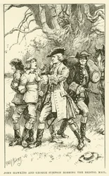 John Hawkins y George Sympson Robando el Correo de Bristol