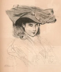 Retrato de la hija del artista, c1879-1903, 1903