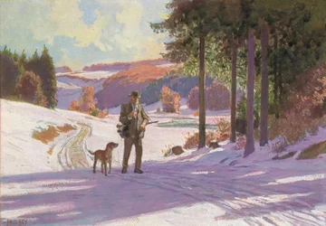 Mañana de Navidad en el bosque