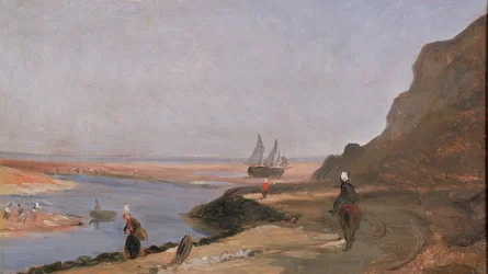 El estuario en Trouville, 1864
