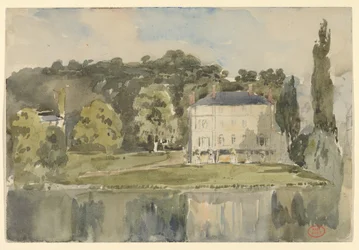 Vista del castillo de Folembray