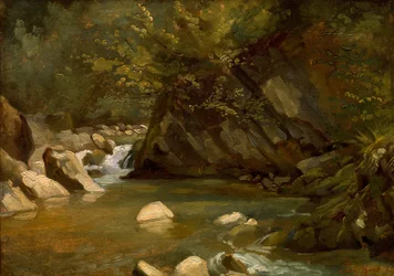 Arroyo en el bosque, c. 1840