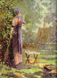 El modelo del artista