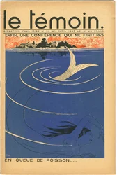 Portada de la revista The Temoin, Satírico en Colores, 21 de abril de 1935