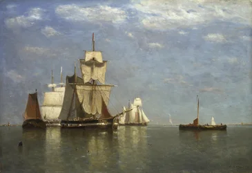 Barcos anclados en Flushing