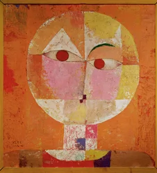 Un anciano diminuto (pintura sobre lienzo)