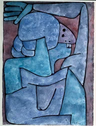 Backbiting woman - Pintura