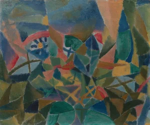 Parterre de flores. 1913