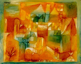Fachada marrón-verde, 1919