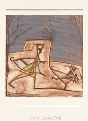 Niños huyendo, 1930