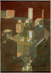 Ciudad italiana (óleo sobre lienzo)