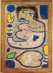 Canción de amor durante la luna nueva (pintura sobre lienzo)