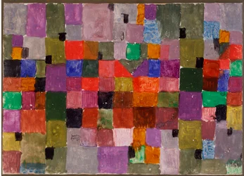 Noerdlicher ort (Place du Nord) Técnica mixta sobre cartón de Paul Klee (1879-1940) Dim. 28,5x37,1 cm Milán, colección particular