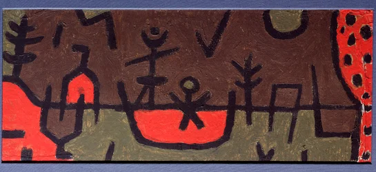 Estanque en un parque - Pintura