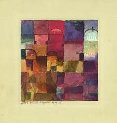Cúpulas rojas y blancas, 1914