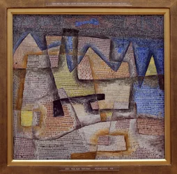 Costa rocosa. Pintura de Paul Klee (1879-1940), Óleo sobre lienzo