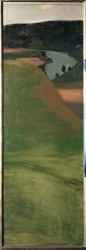 Vista del valle del Aar, Suiza - Pintura