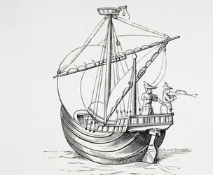 Un velero del siglo XV.