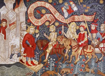 Llegada de Juana de Arco al castillo de Chinon, 6 de marzo de 1428.
